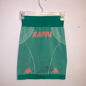 Kappa skirt. Authentic Leszno Knit Skirt Small Green NEVER WORN